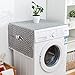 Wilk Linge de Coton Multi-usages Anti-poussière Housse de Protection Réfrigérateur Lave-Linge Machine à Laver