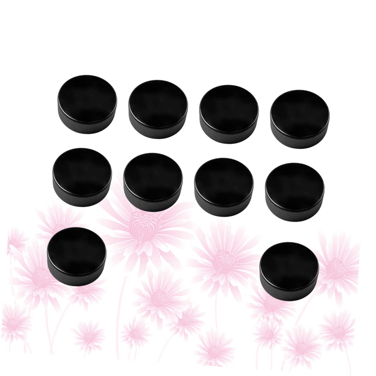 BESPORTBLE Rondelles de Hockey Glace Professionnelles PU, Lot de 10 Pcs