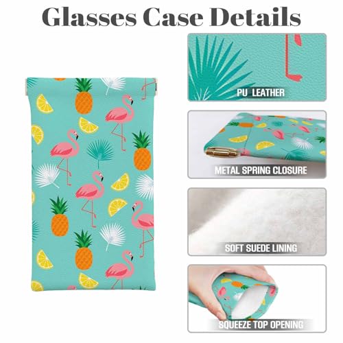 Image of Dragonfly Glasses Case Lightweight Glasses Cases PU Sunglass Organizer Eyeglasses Case Glasses Cases For Men Women