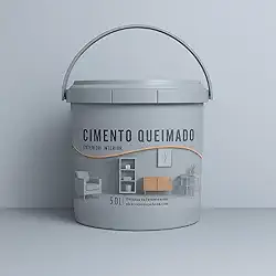 Revestimento Cimento Queimado Piso E Parede Pronto Pra Uso 5Kg