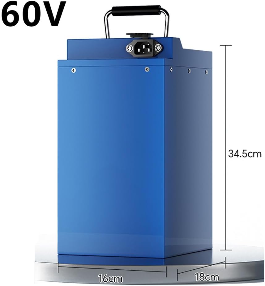 48V 60V Lithium Ion Battery 15Ah 20Ah 25Ah 30Ah Removable Lithium Battery for 800W-2000W Motor Kits with BMS Protection Board and Charger
