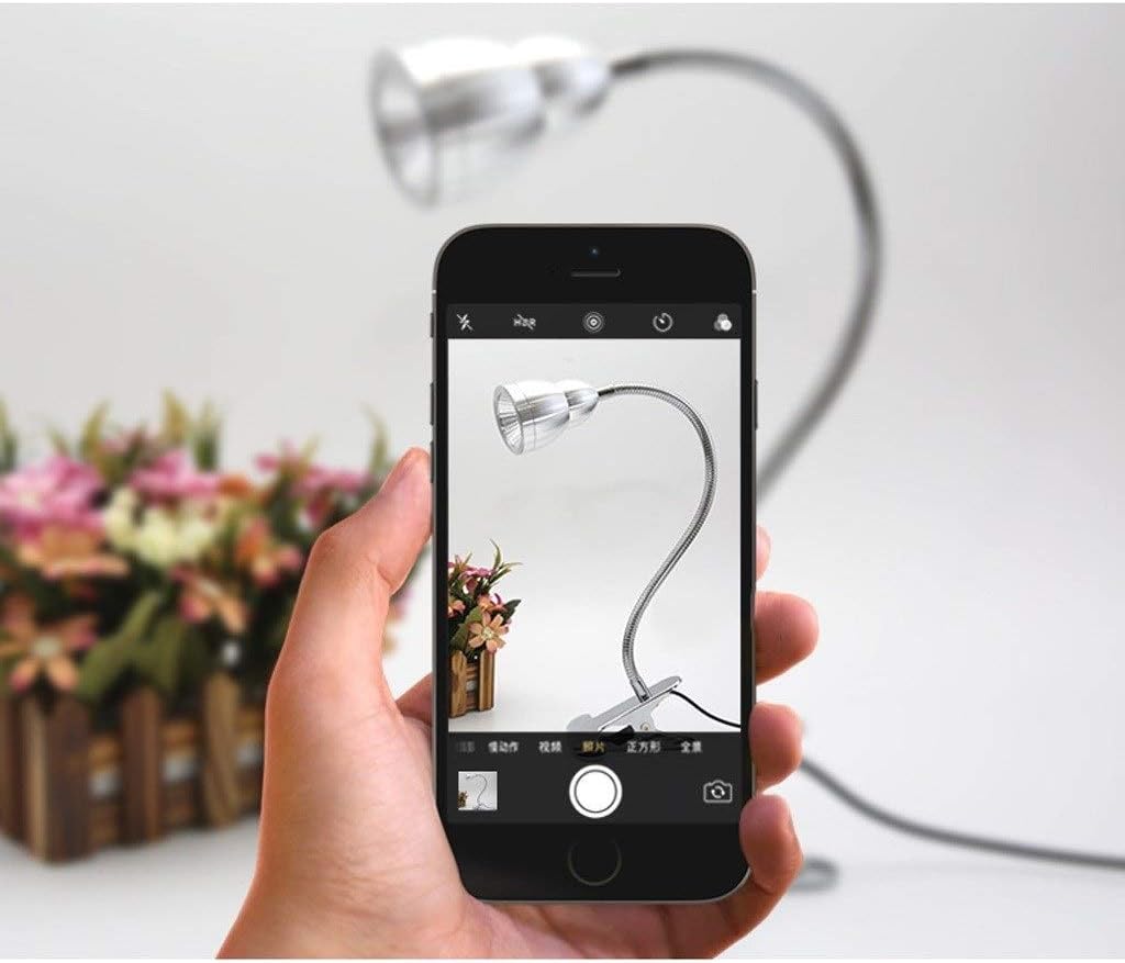 LED Desk Lamp LED Clip On Reading Light Book Light Clip On Light USB Rechargeable Bed Lamp，Infinite Dimming Table Lamp Reading Lamp