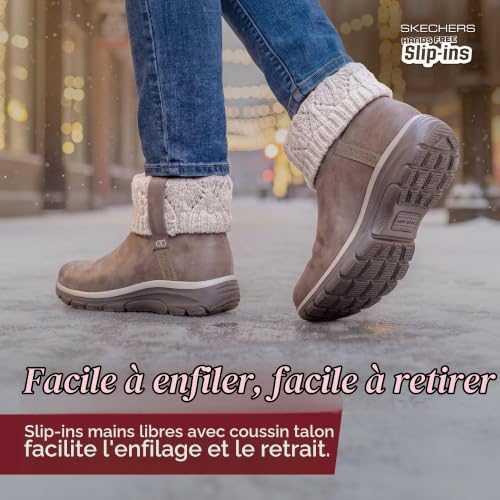 Skechers Easy Going - Cozy Weather 2 - Chaussures à enfiler mains libres pour femme, taupe, 39 EU – vue 4