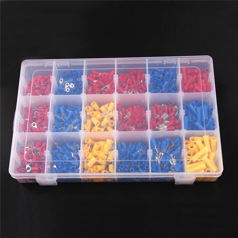 1200 Stücke Box Pre Isolierte Ferrule Crimp Rohr Terminal Draht Stecker Dubuns 86230977 1200 Stücke Box Pre Isolierte Ferrule Crimp Rohr Terminal Draht Stecker Dubuns 86230977