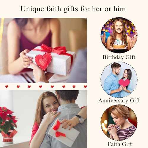 Image of LINY Braided Rope Matching Couples Bracelet Cross Promise Bracelets for Couples Best Friend Anniversary Birthday Promise Faith Gifts for Girlfriend Boyfriend Wife Husband Valentine's Day Gift