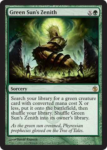 Magic: the Gathering - Green Sun's Zenith - Mirrodin Besieged