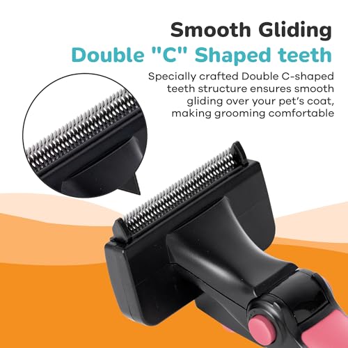 Small-Dog-Deshedding-Brush–Short-Medium-Hair-Grooming-Tool-for-Cats-Dogs-Pet-Hair-Remover-Undercoat-Rake–Pink-small-Dog-Brush-for-Shedding-Refresh-Deshedding-Brush Small Dog Deshedding Brush–Short Medium Hair Grooming Tool for Cats Dogs Pet Hair Remover Undercoat Rake–Pink small Dog Brush for Shedding Refresh Deshedding Brush