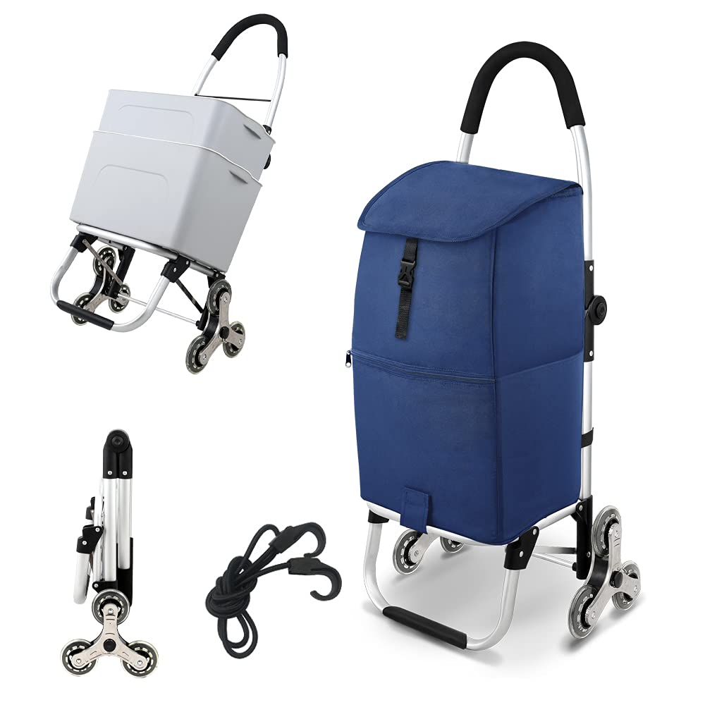 Buy TICCI Shopping Cart Stair Climbing Lightweight Foldable Waterproof