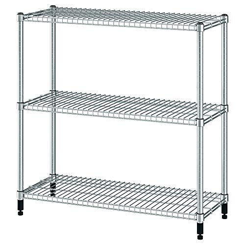Scaffale OMAR, 92x36x94 cm, zincato