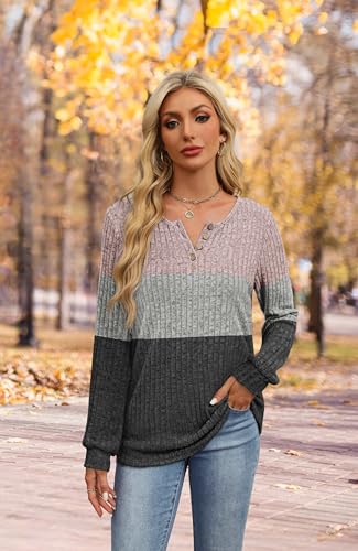 Image of XIEERDUO Sweater for Women Winter Clothing Long Sleeve Shirts Fall Fashion Must Haves Comfiest Airport Outfits Trendy