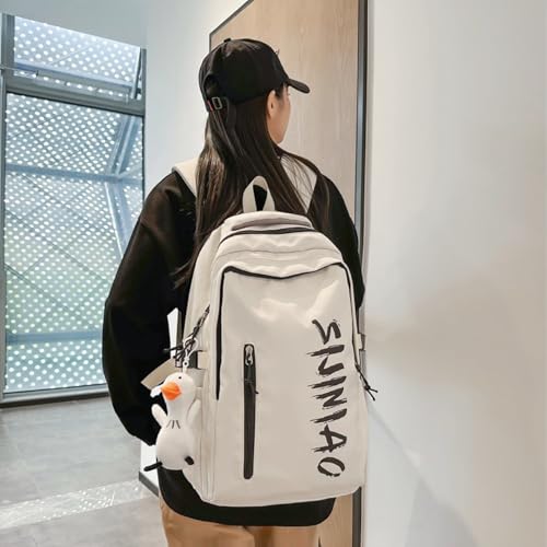 Image of Tinytot 30 Litre Japanese Korean Style School Bag Water-Resistant Laptop & Travel Backpack - Unisex Large 18 Inches Multipurpose Student Backpack for Boys & Girls, Men & Women
