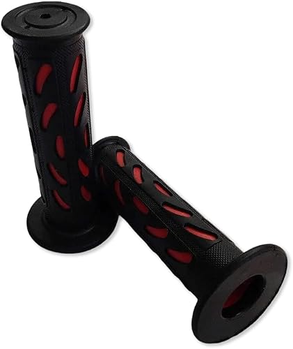 Miniatura 28 de HTTMT- (7/8" BOTH SIDE) Universal ATVs & PWC Rubber Comfort Grips- [Red] Compatible with 7/8" BOTH SIDE Motorcycle Hand Grips