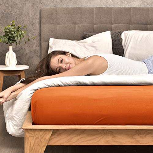 leevitex® Spannbettlaken 120x200cm - 130x200cm | Spannbetttuch Bettlaken | 100% Jersey Baumwolle | Matratzenhöhe bis 25 cm | Ökotex… – Ansicht 5