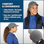 TrailHeads Fleece Ponytail Hat for Women – Trailblazer Reflective Winter Hat with Ponytail Hole for Workouts - Image 2