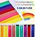 Rhyme Extensiones de Cabello Arco Iris Clip de Extensiones de Cabello de...