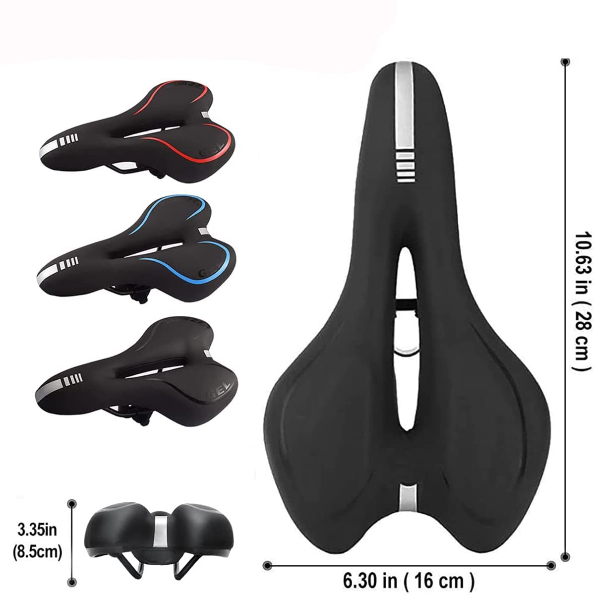 Amazon.co.jp: 自転車サドル、マウンテン ロードバイクシート 快適
