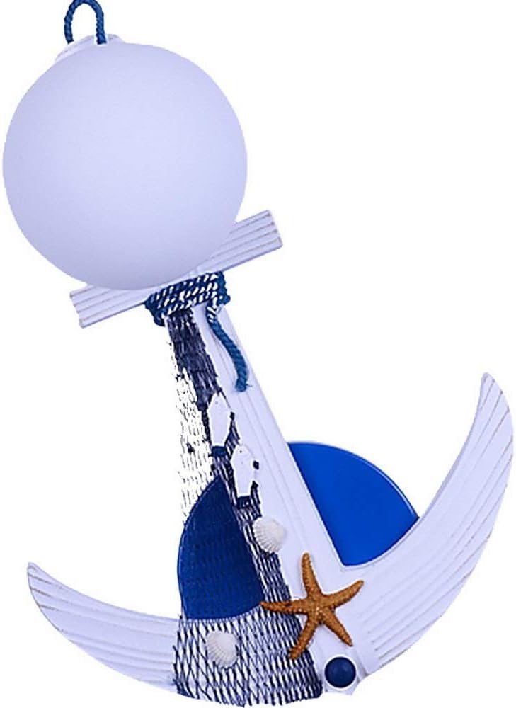 Creative Fashion Modern Children's Wall Lamp Anchor Design Wall Lighting Bedroom Bedroom Lighting Fine Carving Pattern