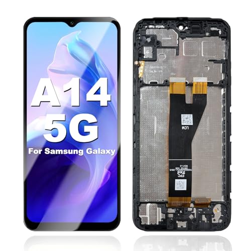 for Samsung Galaxy A14 5G Screen Replacement 6.6 inch with Frame Wholesale for Samsung A14 a146u1 a146a a146w s146dl LCD Display Touch Digitizer Assembly (No Repair Tools)