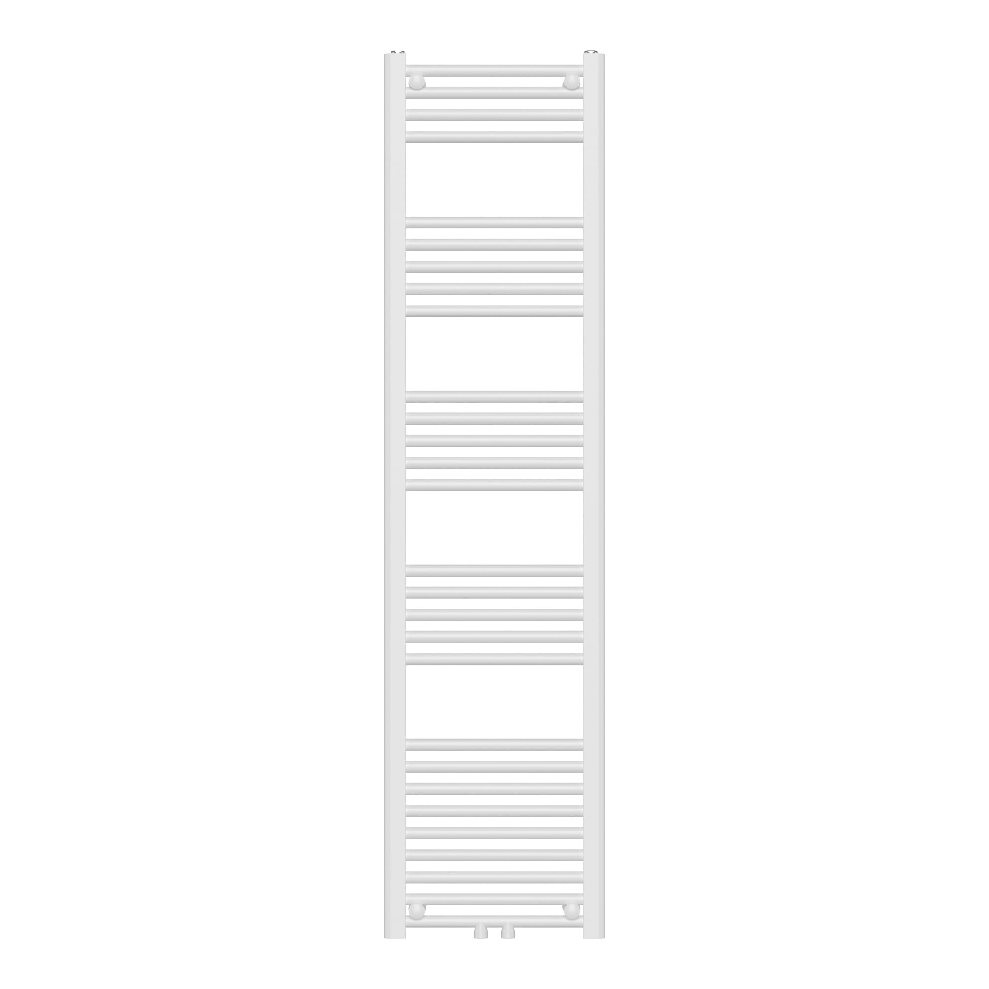 [neu.haus] Scalda Asciugamani da Parete per Bagno Radiatore Scaldasalviette ad Acqua Calda160 x 40 cm Attacco Basso Centrale - Bianco