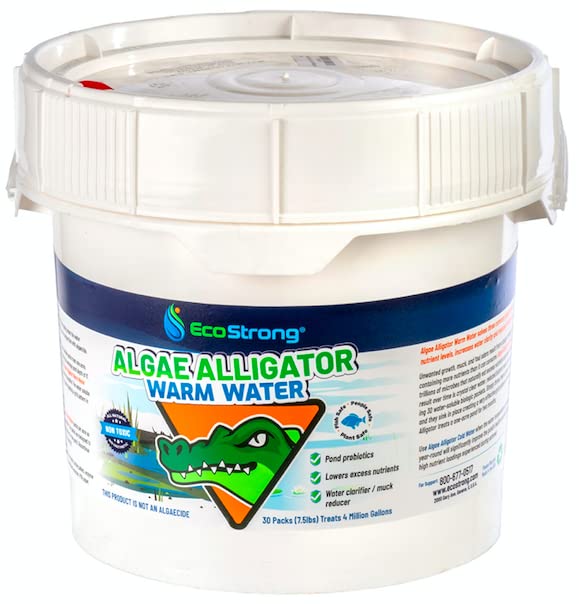 Limpiador y clarificador de agua para estanques | Potente tratamiento bioactivo 3 en 1 [trata hasta 4 millones de galones]