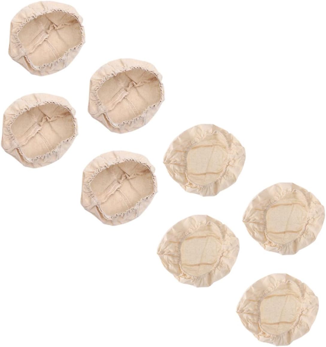 8pcs Bread Proofing Basket Cloth Covers for Bread, Khaki