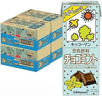 Amazon.co.jp: キッコーマン 豆乳飲料 チョコミント 200ml 紙パック 18