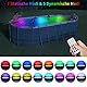 KWODE LED Poolbeleuchtung Unterwasser für Aufstellpool, 10W RGB Unterwasser LED Licht Magnet mit 18 LED Perlen, für Frame Pool Stahlwandpool Aquarium Badewanne, IP68 Wasserdicht, 7m Kabel