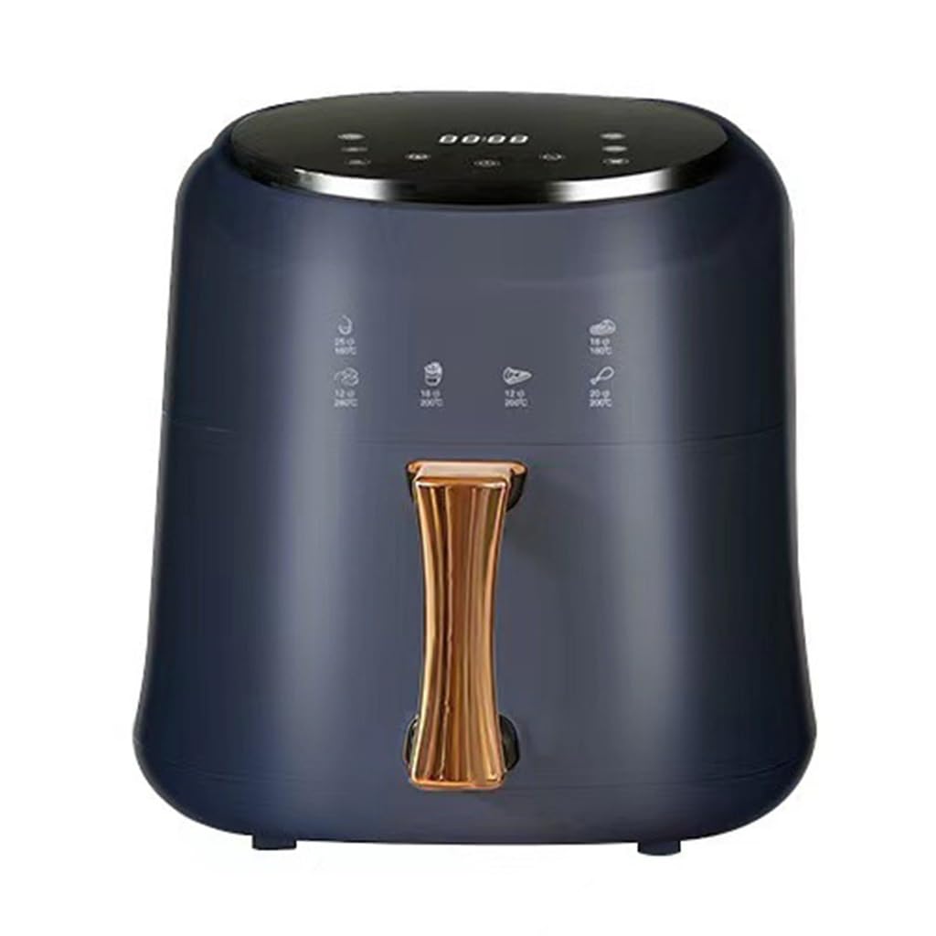 Frytkownice Powietrzne 8 L Z Predefiniowanymi Menu, Elektryczne Frytkownice Powietrzne, Piekarnik Z Ekranem Dotykowym Lcd Do Szybkiego I Łatwego Przygotowywania Posiłków,/Blue-220V