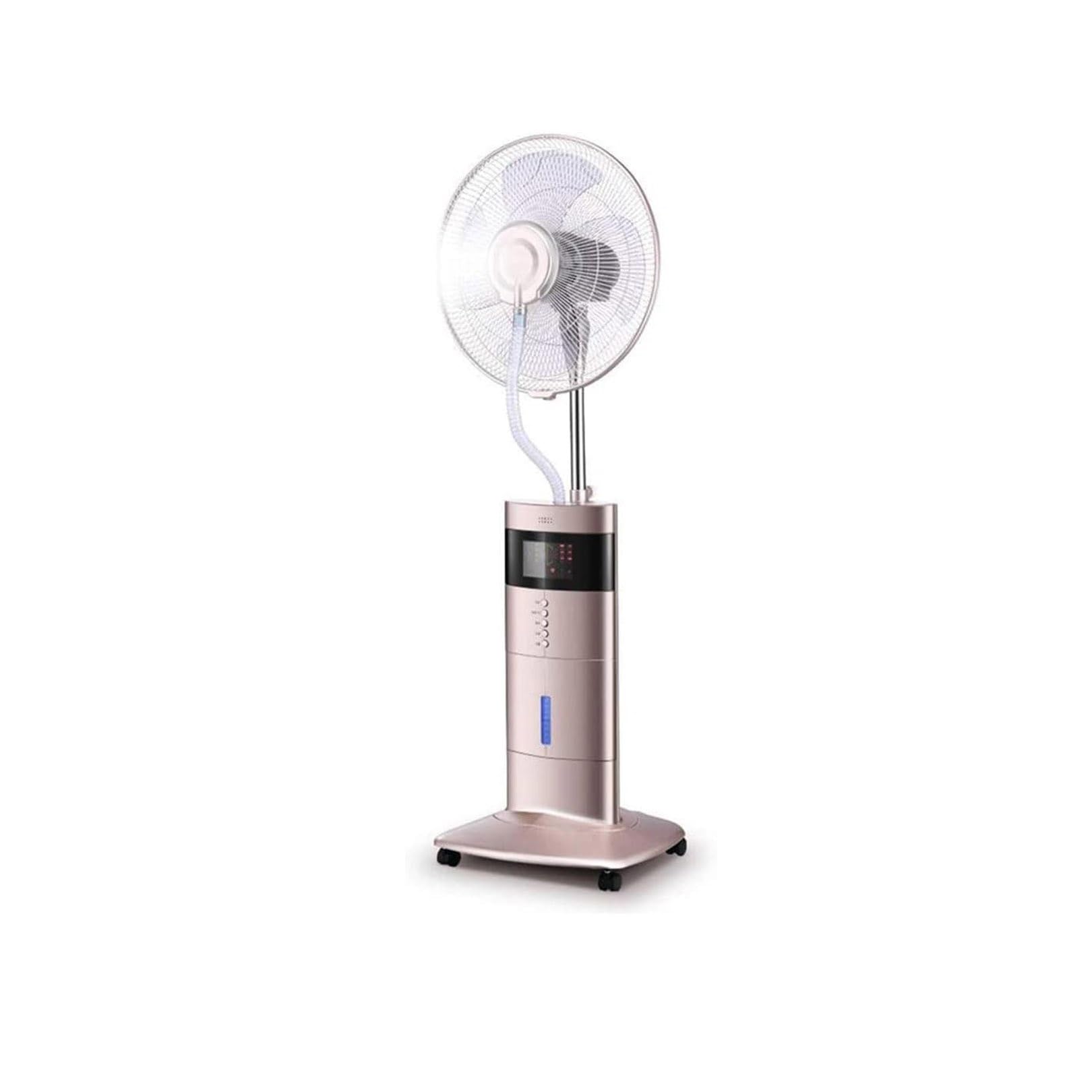 asdchZen 80W Tower Misting Fan With Oscillating Cooling Mist, Silent Operation, Led Display, Negative Ion Humidifier, Remote Control For Home Office