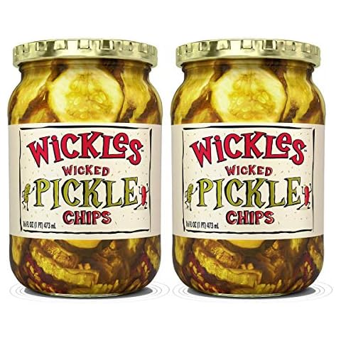 Wickles Wicked Sandwich Chips, 16 OZ (Pack of 2) Cover