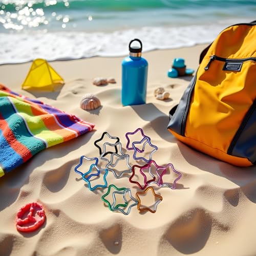 10Pcs Multicolor Carabiners Hook Clips Camping Accessories Buckle for Outdoor Hiking Traveling,Carabiners and Quickdraws
