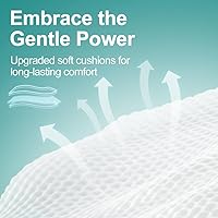 Vista 3 de Dimora Vendaje grande ultra suave para heridas, vendaje de espuma adhesiva de silicona con bordes, 7 x 7 pulgadas (almohadilla de 5 x 5 pulgadas)