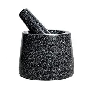 Gajyfcl DE24 Granite Herb Grinding Set