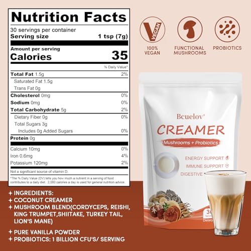 Mushroom Superfood Creamer Powder