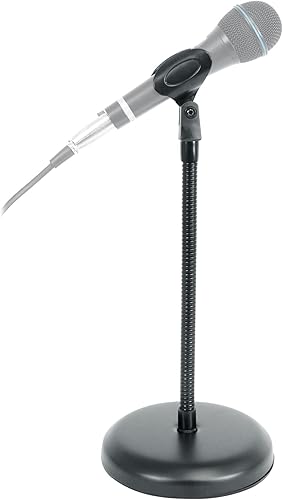 Miniatura 12 de Rockville iStand 9 iPadiPhoneteléfonotableta cuello de cisne escritorio estudio soporte + clip de micrófono