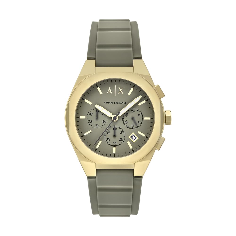 Armani Exchange Men's 42MM Gold-Tone Stainless Steel Watch, AX4197