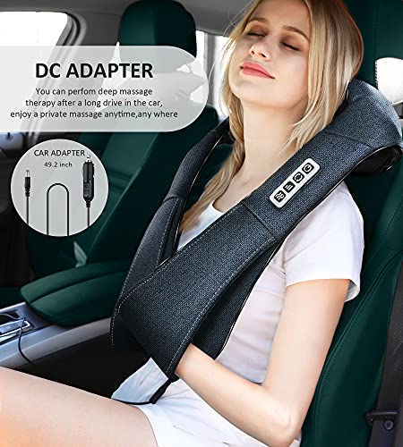 Image of Mo Cuishle Father's Day Dad Gifts, Shiatsu Neck and Back Massager with Heat - Deep Kneading for Shoulder - Ideal Gift for Husband Men Women Mom Him Her - Perfect for Christmas, Mothers Day, Birthdays