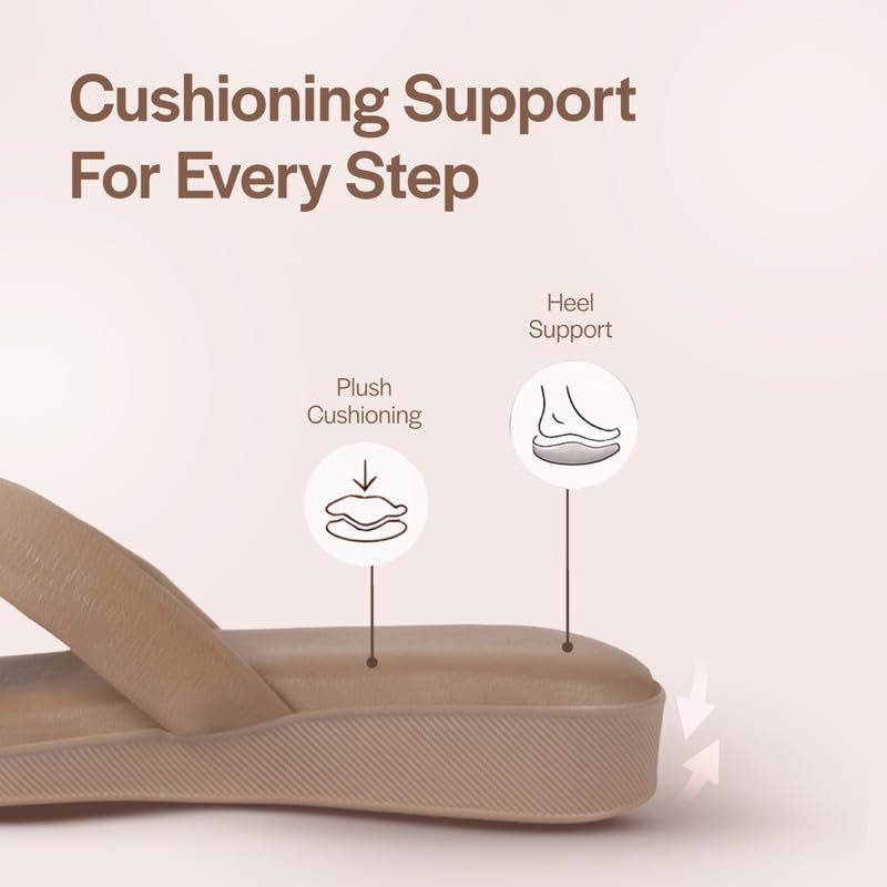 Image of FAUSTO Women Bow Design Dual Strap Office Party Ortho Slip On Sandals | T-Strap Thong Slippers | Light Traditional Outfits, Festive Kurtis, Salwar Suit Set