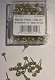 1/8 Inch Map Tacks - Gold