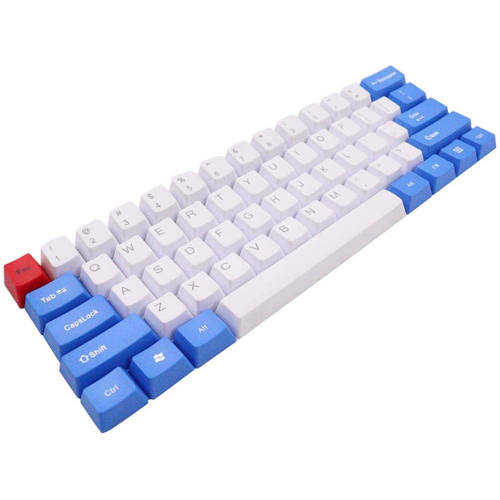 61 teclas ANSI Layout PBT OEM Perfil Keycap para MX Switch Teclado