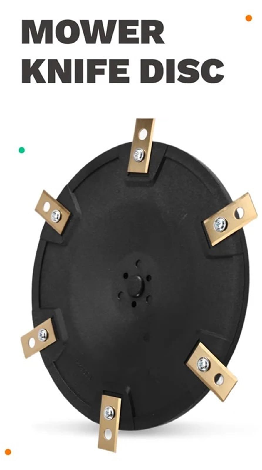 Genérico Compatible con Disco de Cuchilla robótica Dreame | Se adapta a A26F-RSDRA-01, disco de ajuste de 12 cuchillas for reemplazo de cortacésped robótico