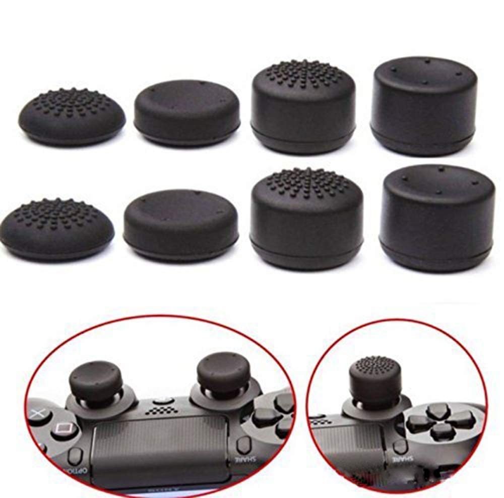 Ambertown Pack of 8 pcs Analog Controller Gamepad Raised Antislip Thumb Stick Grips Thumbsticks Joystick Cap Cover for PS...