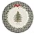 Spode Christmas Tree 8" Porcelain Dinner Plate, 2024 Annual Collector Plate - Holiday Dinnerware & Decorative Plate, Winter Serving for All Parties & Occasions - For Casserole, Appetizers, Brisket