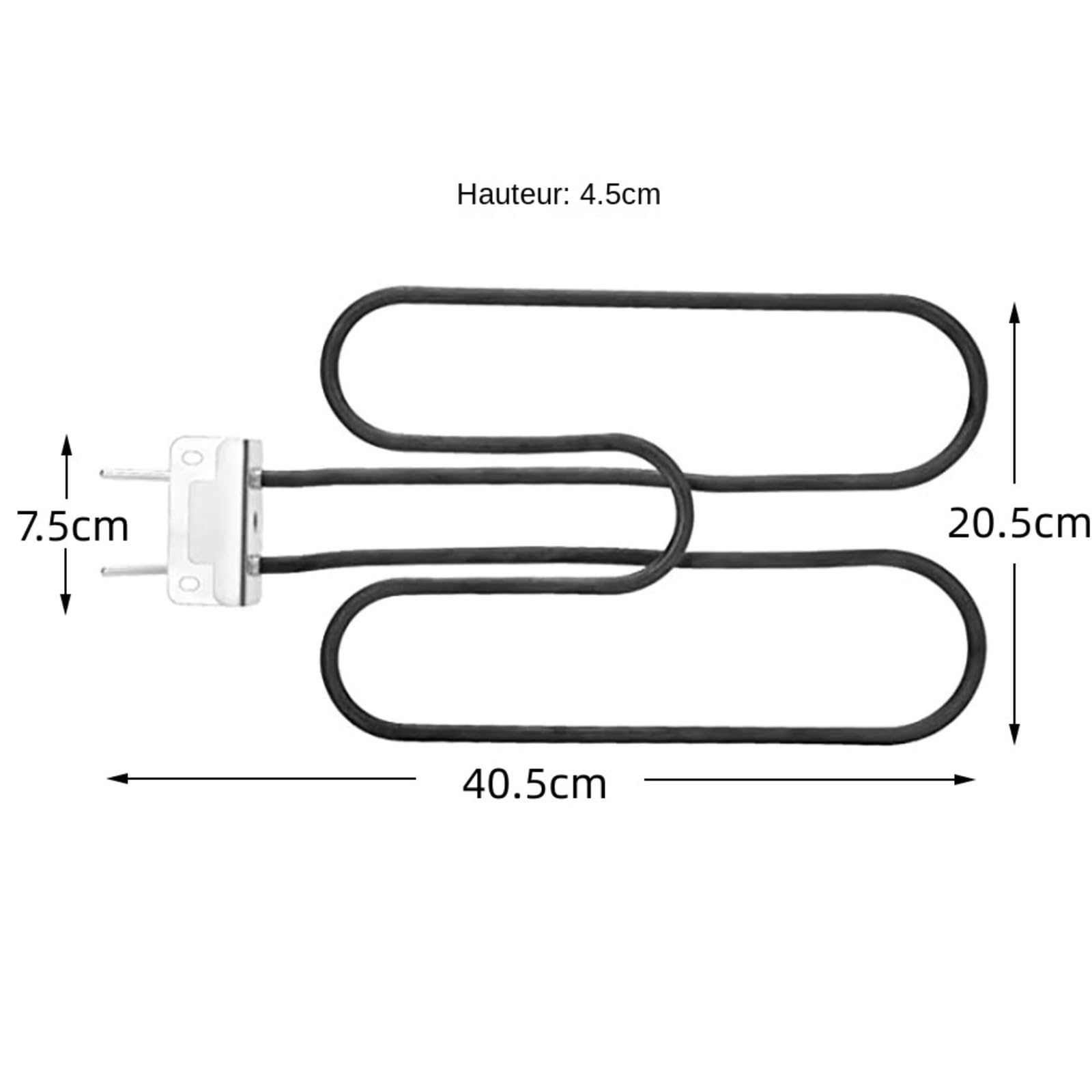 Elemento Riscaldante Ricambio Per Barbecue Weber Q2400, Q240, 2014, 55020001 - 230V 2200W, Codice 70127