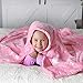 Unicorn Glow in The Dark Blanket - Luminous Fairy Blanket for Kids - Soft Plush Pink Fantasy Star Blanket Throw - Large 60in x 50in Glowing Magical Blankets Gift for Girls (Pink Unicorn and Fairy)