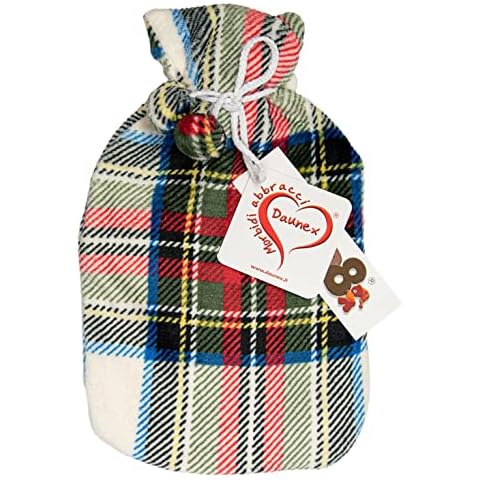 MicroFleece Tartan Hot Water Bag - Daunex Cover