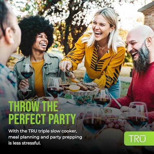 TRU Triple Buffet Server, Three 2-1/2-Quart Removable Inserts - Image 7