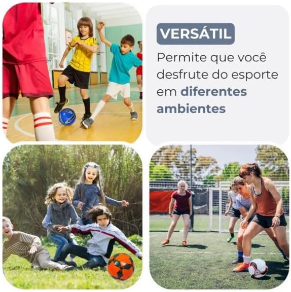 Bola De Futebol Infantil Campo Costura Firme Nº5 Cor Sortida