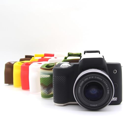 Miniatura 7 de Rieibi Funda de silicona para Canon M50 M50 Mark II, funda protectora de silicona suave para cámara digital Canon EOS M50 EOS M50 II