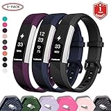 【Design classique】: Ces bracelets pour Fitbit Alta HR et Fitbit Alta sont fabriqués en TPU Silicone flexible durable avec boucle en acier inoxydable, ce qui rend la bande facile à installer et à enlever.Tous les matériaux ne contiennent pas la substance nocive, qui rend votre peau confortable.